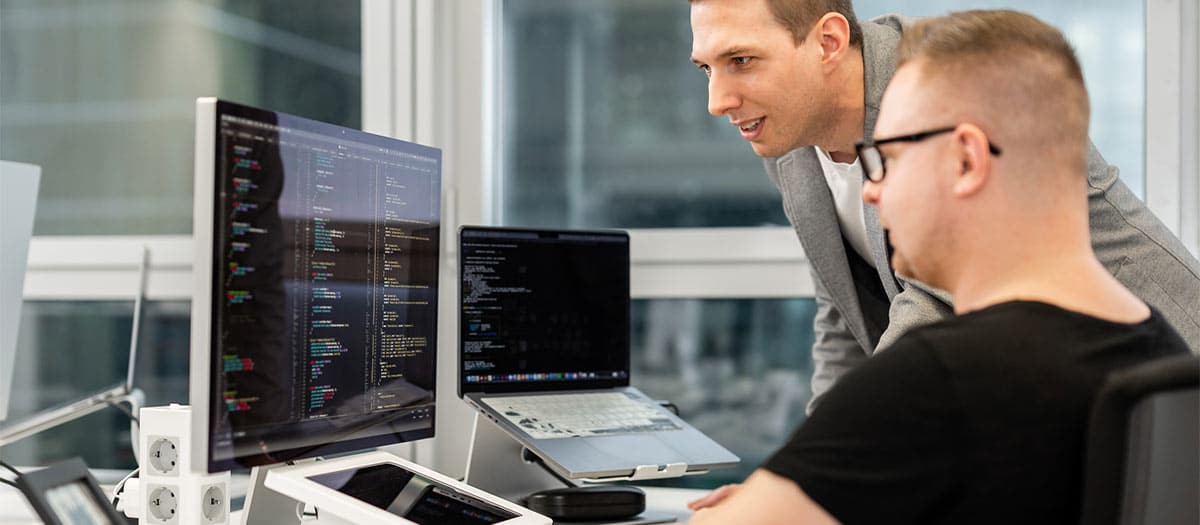 Die CEOs von Alpha148 beim Arbeiten