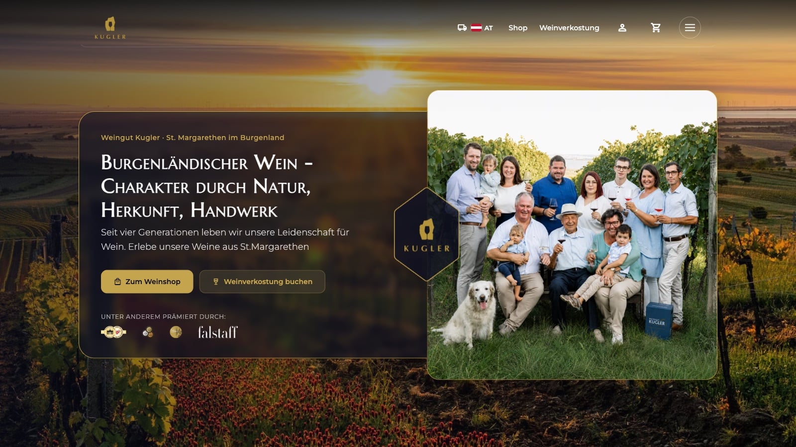 Weinshop des Weinguts Kugler programmiert von der Digitalagentur Alpha148 New Media